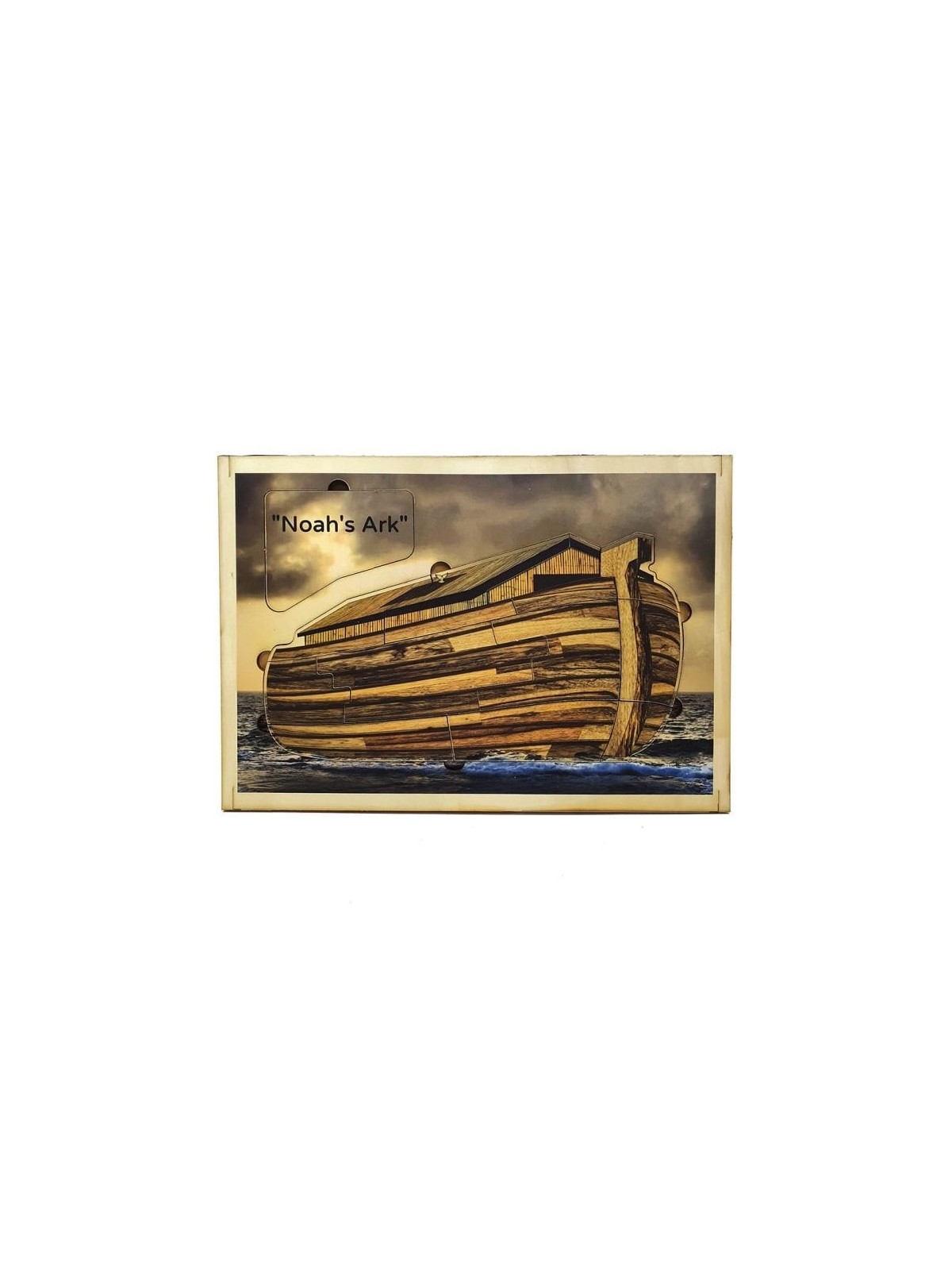 Educational Noah's Ark Wooden Interactive Puzzle